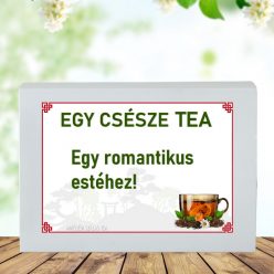  Feliratos teás ajándékdoboz-Egy romantikus estéhez