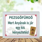 Feliratos pezsgő fürdőpor -Mert anyának is jár...