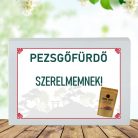 Feliratos pezsgő fürdőpor -Szerelmemnek