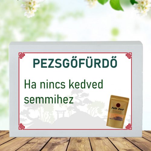 Feliratos pezsgő fürdőpor -Ha nincs kedved semmihez