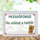 Feliratos pezsgő fürdőpor -Ha utálod a hétfőt