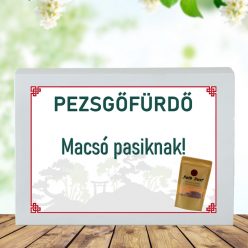 Feliratos pezsgő fürdőpor -Macsó pasiknak