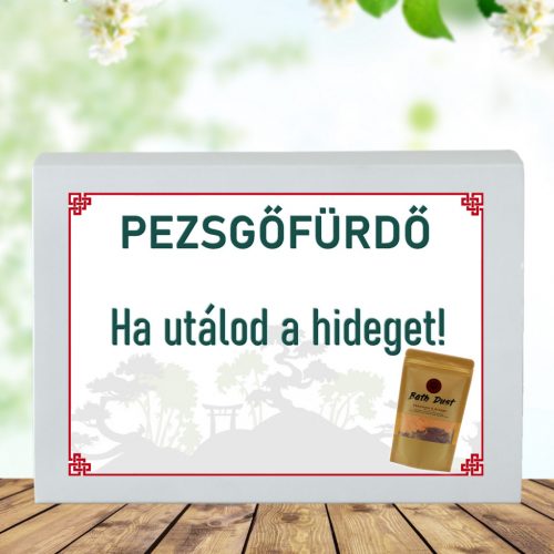 Feliratos pezsgő fürdőpor -Ha utálod a hideget