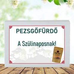 Feliratos pezsgő fürdőpor -Szülinaposnak