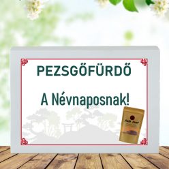 Feliratos pezsgő fürdőpor -Névnaposnak