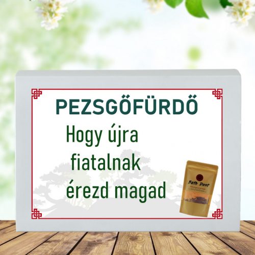 Feliratos pezsgő fürdőpor -Hogy újra fiatalnak..